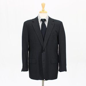 Fallan & Harvey Sackville Street Bespoke 44R Gray Stripe Sport Coat O564